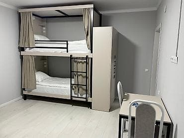 Кыймылсыз мүлк: Койко‑места в хостеле Описание: - Комнатa с двухъярусными — 9