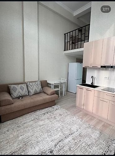 Батирлер: 1 бөлмө, 29 м², Аламедин-1 мкр Элитка, 1 кабат, Евро оңдоо — 2