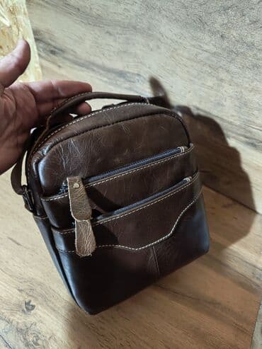 купить ремешки для часов: Барсетка, Материал: Натуральная кожа, Новый — 6