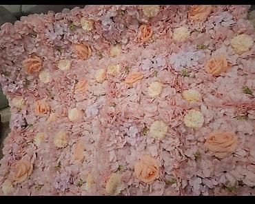 Аренда цветочных стен/фотозоны из искусственных цветов. На свадьбу — 4