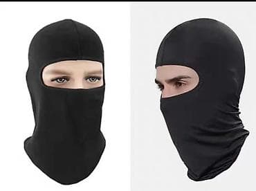 Многофункциональная балаклава-маска (чёрная) - Универсальная модель с — 4