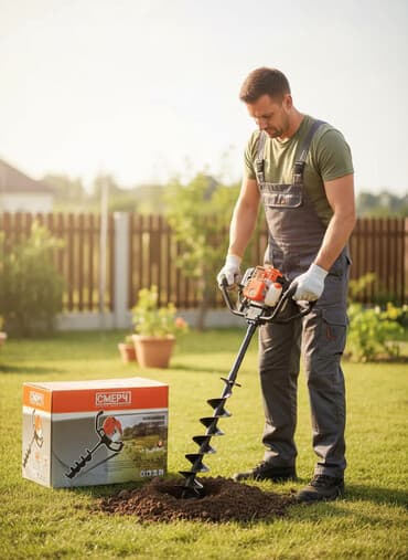 Бензиновый мотобур СМЕРЧ (German Technology) Комплектация: -