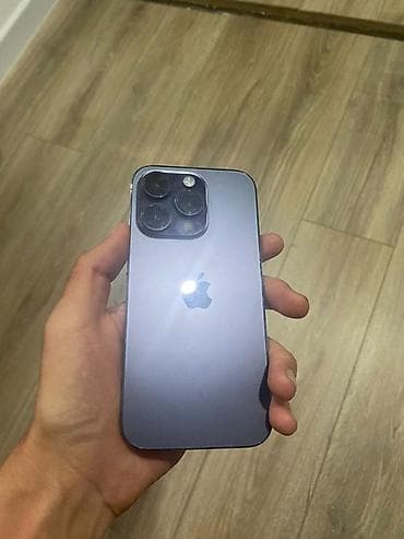 iphone 10 x: IPhone 14 Pro, Б/у, 256 ГБ, Deep Purple, 82 % — 1