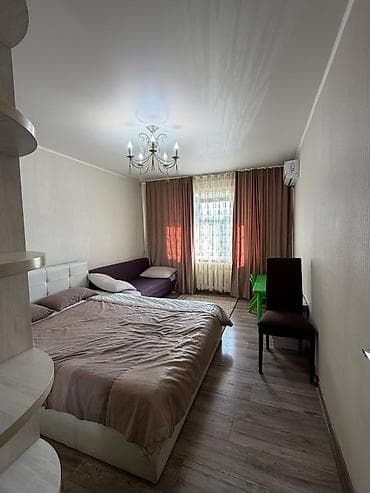 Квартиры: 2 комнаты, 40 м², ул. Ахунбаева / Малдыбаева Хрущевка, 2 этаж, Дизайнерский ремонт — 2