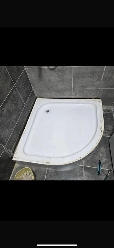 Поддоны для душа: Душевая кабина Полукруглая, Размер: 90 Покрытие: Прозрачный — 3