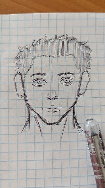 рисую портрет на: Портреты карандашом и линером по фото - Реалистичные и — 3