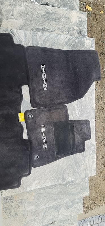 Инструменты для авто: Родные Ворсовые Полики Для салона Toyota, цвет - Серый — 4