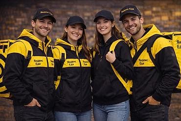 Чет мамлекеттеги жумуш: Талап кылынат Велокурьер, Мото курьер, Самокат менен Кошумча акча табуу, Ийкемдүү график, Техколдоо, 23 жаштан жогору — 4