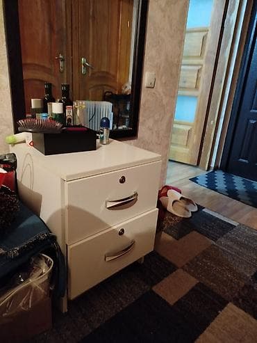 тумбочки для офиса: Прикроватная тумба, Без зеркала, цвет - Белый, ЛДСП — 2