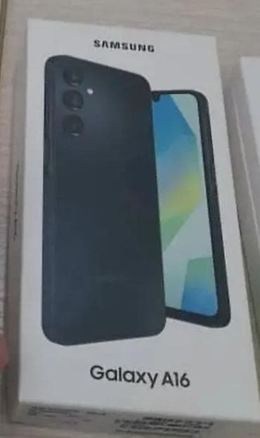 Samsung Galaxy A16, Б/у, 128 ГБ, цвет - Черный, 2 SIM