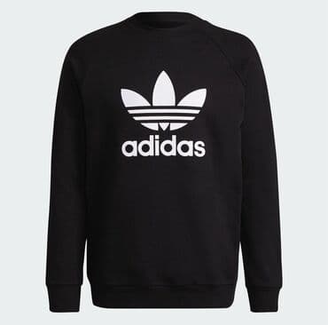 Толстовки: Adidas. Уютный пуловер, отражающий наследие adidas. Логотип — 5