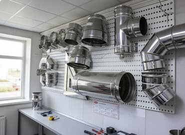 газовая горелка в дровяную печь купить: Дымоход для твёрдотопливного котла, Материал: Нержавейка, Конструкция: Сэндвич, Диаметр: 150 мм, Новый — 3