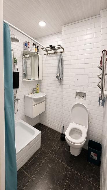 1к 4 мкрн: 2 комнаты, 43 м², 104 серия, 1 этаж, Евроремонт — 9