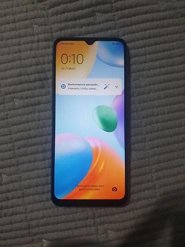 Техника и электроника: Redmi, Redmi 10C, Б/у, 64 ГБ, цвет - Синий, 2 SIM — 2