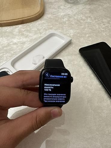 Акылдуу сааттар: Смарт‑часы Apple Watch 10, алюминиевый корпус 42 мм, цвет черный — 4