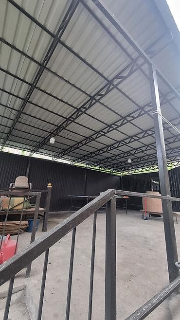 мебель для сада бишкек: Навес, Другая форма, Металл, Профнастил — 3