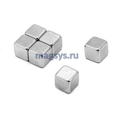 продаю магнит: Прямоугольные неодимовые магниты размером 5х5х5 мм марки N38 Тип — 1