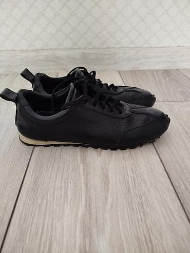 nike react: Женские кожаные кеды(кэжуал/спортивный стиль) - Цвет: черный, матовая — 4