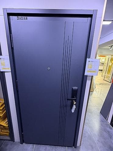 solutions third edition: Двери для домов и квартир, Металлическая, Одностворчатая, Китайская, цвет - Серый — 1