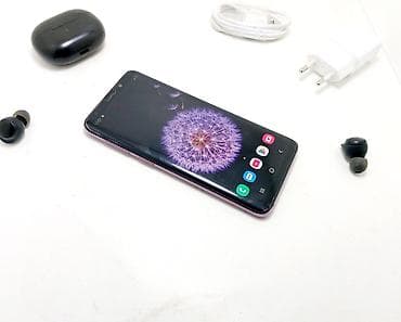honor 9c: Samsung Galaxy S9, Б/у, 64 ГБ, цвет - Фиолетовый, 1 SIM, 2 SIM — 9
