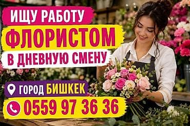 Ищу работу Флористом с опытом at lalafo.kg Ищу работу Флористом с опытом