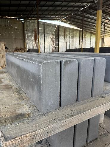 форма роналду: Бордюр Тратуарный Дорожный/садовый бетонный, прямой. Описание: - — 3