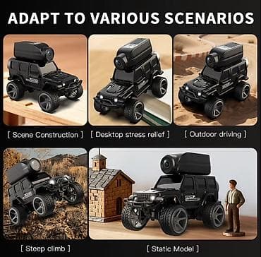 детский кар: Мини‑внедорожник KF32 (масштаб 1:64) с камерой и пультом — 5