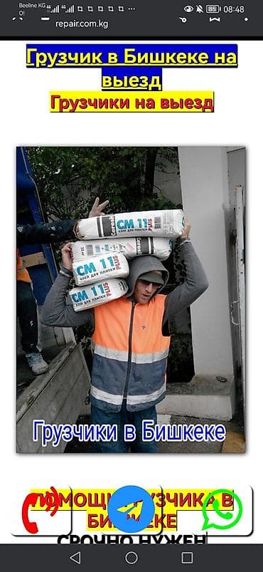 Вакансиялар: Жүк ташуучу — 1