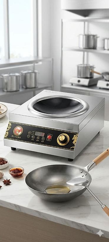 electric induction: Индукционная плитa для вока (настольная, профессиональная) 5кв В — 1