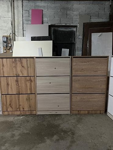 мебель прихожный: Тумба и подставка для обуви, Пластик, цвет - Белый — 2