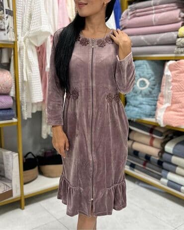 домашние халаты больших размеров: Велюровые халаты Производство Турция Доставка по КР Адрес: 📍г.Бишкек — 2