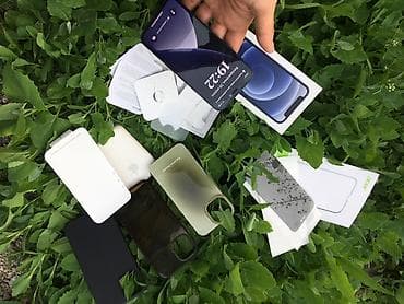 IPhone 12 mini, 128 ГБ, Черный, Чехол, Защитное стекло, Коробка, 74 %