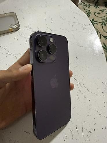 Техника жана электроника: IPhone 14 Pro, Колдонулган, 256 ГБ, Deep Purple, Каптама, 83 % — 1