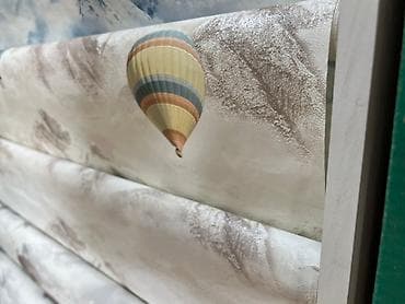 воздушный балон: Рулонные шторы с фотопринтом “Воздушный шар” - Тип: рулонные — 1