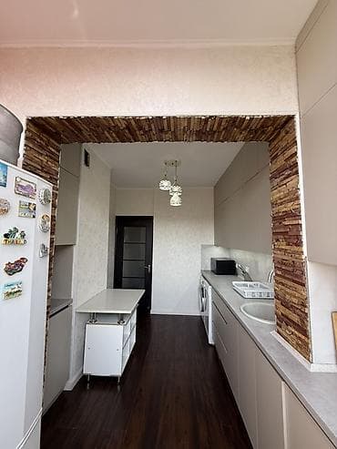 кок жар хата: 3 комнаты, 70 м², 106 серия, 9 этаж, Евроремонт — 7