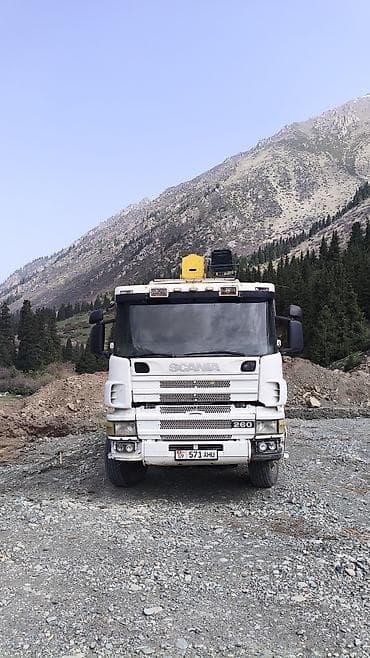 глф 2: Сатылат срочно срочно - Бортовой грузовик Scania с крановой — 5