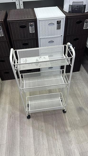 гардеробные: Тележка-органайзер на колесах, Новый, Железо, Самовывоз, Платная доставка — 1