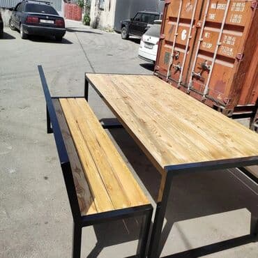 белая садовая мебель: Скамейка стол для сада.
Садовый мебель в наличии и на заказ — 4