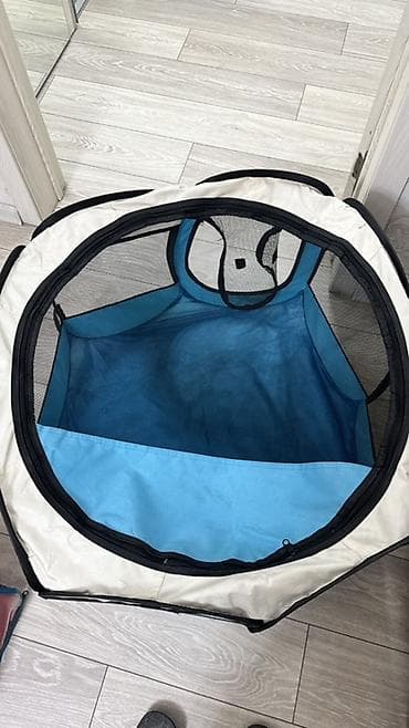 голубу: Складной вольер/манеж для домашних животных. - Назначение: для собак — 1