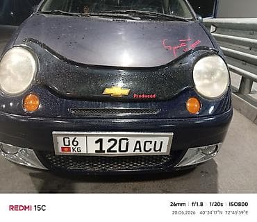Транспорт: Daewoo Matiz (Chevrolet Matiz), хэтчбек 5‑дверный, темно‑синий — 4