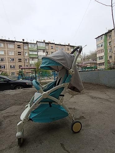 Прогулочная коляска- трость mige (надпись на козырьке). Цвет