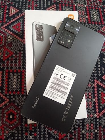 cd card: Redmi, Redmi Note 11 Pro, 128 ГБ, цвет - Черный, 2 SIM — 1