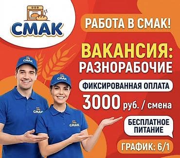 Требуется Разнорабочий на производство, Оплата: Ежедневно, Без опыта