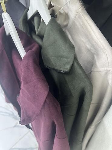 брюки мужские спортивные: Костюм из мягкой замши/велюра: куртка на молнии + прямые брюки Опт — 2