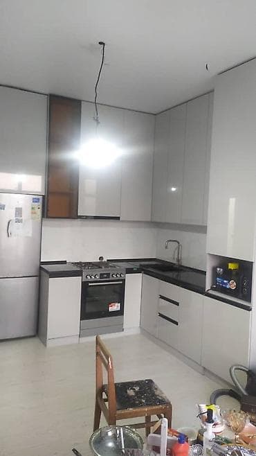 Продукты питания: Кухонный гарнитур, Новый, цвет - Серый, ДСП, Бесплатная доставка — 4