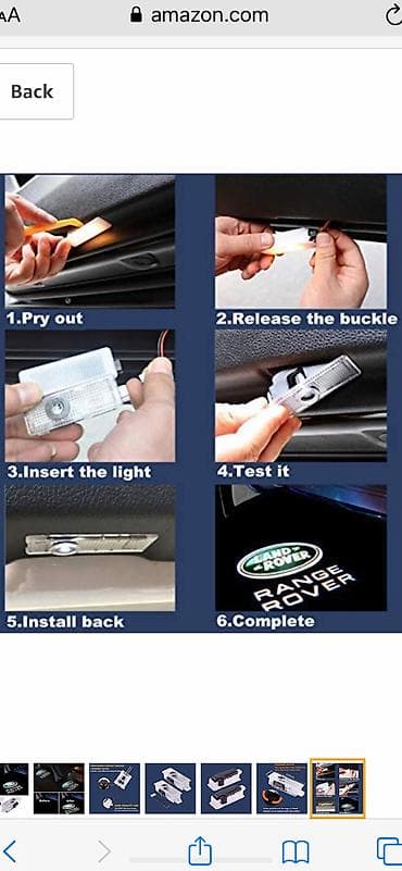 редж ровер: Декоративная подсветка Для дверей, Самовывоз — 3