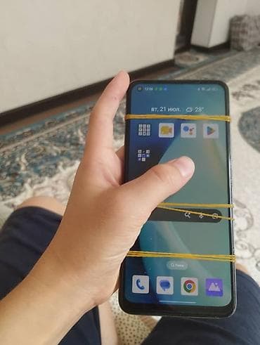 Техника жана электроника: Смартфон realme 8 (RMX3085) - Экран: 6.4" super AMOLED, вырез под — 1