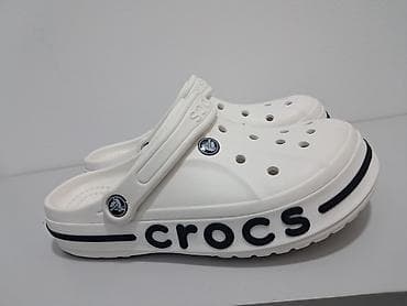 кроссовки крокс: Crocs Classic белые кроксы с ремешком размер 41 — 3