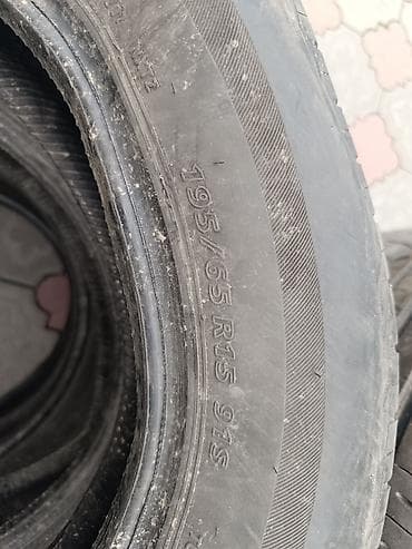Унаа: Шиналар 195 / 65 / R 15, Жай, Колдонулган, Комплект, Жеңил унаалар, Bridgestone — 3