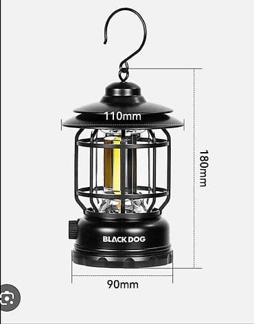 BLACK DOG Candlelight Retro Camping Lamp — портативный ретро-фонарь с — 6